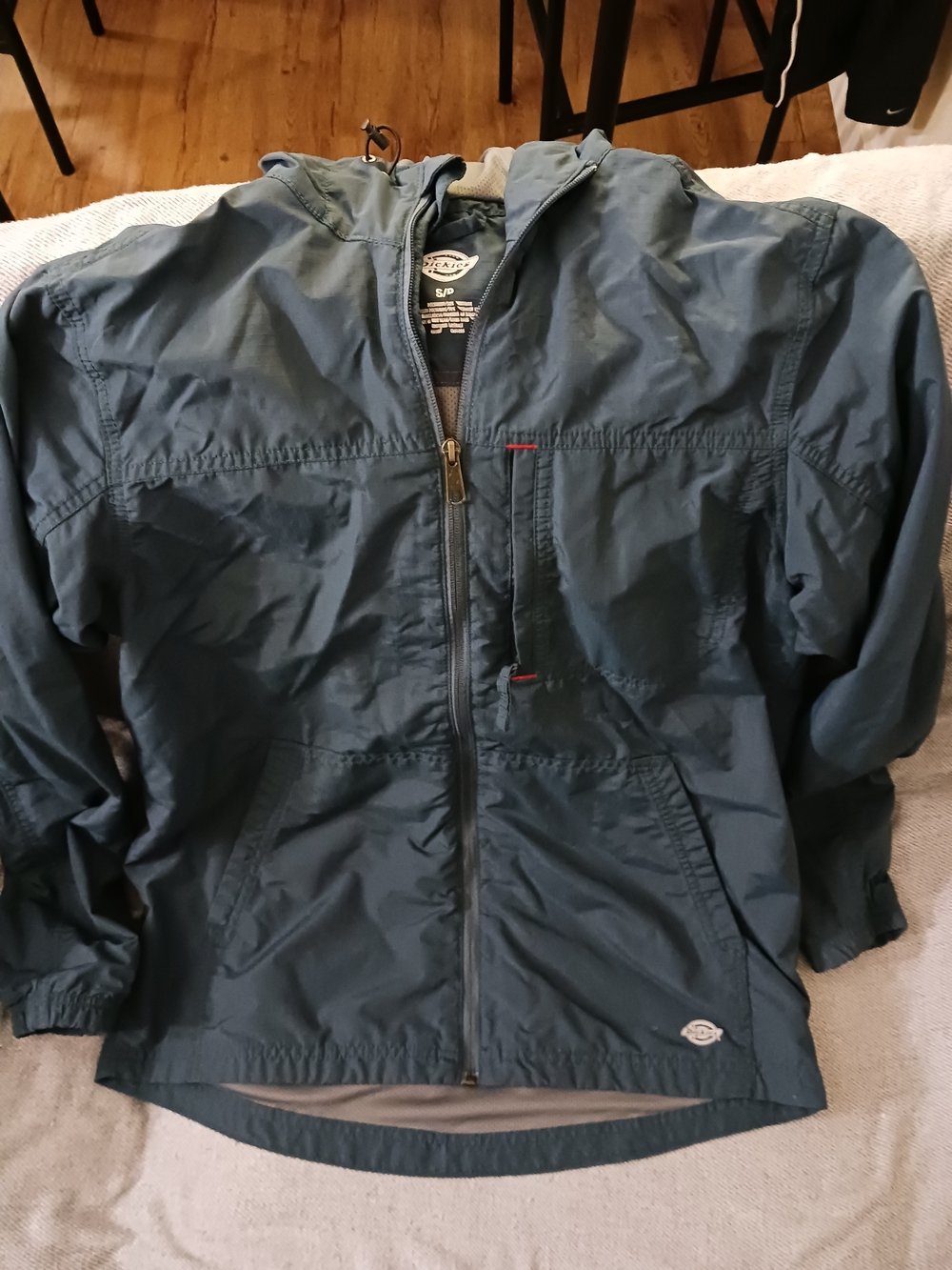 Dickies Men's Windbreaker in Blue Size Small
